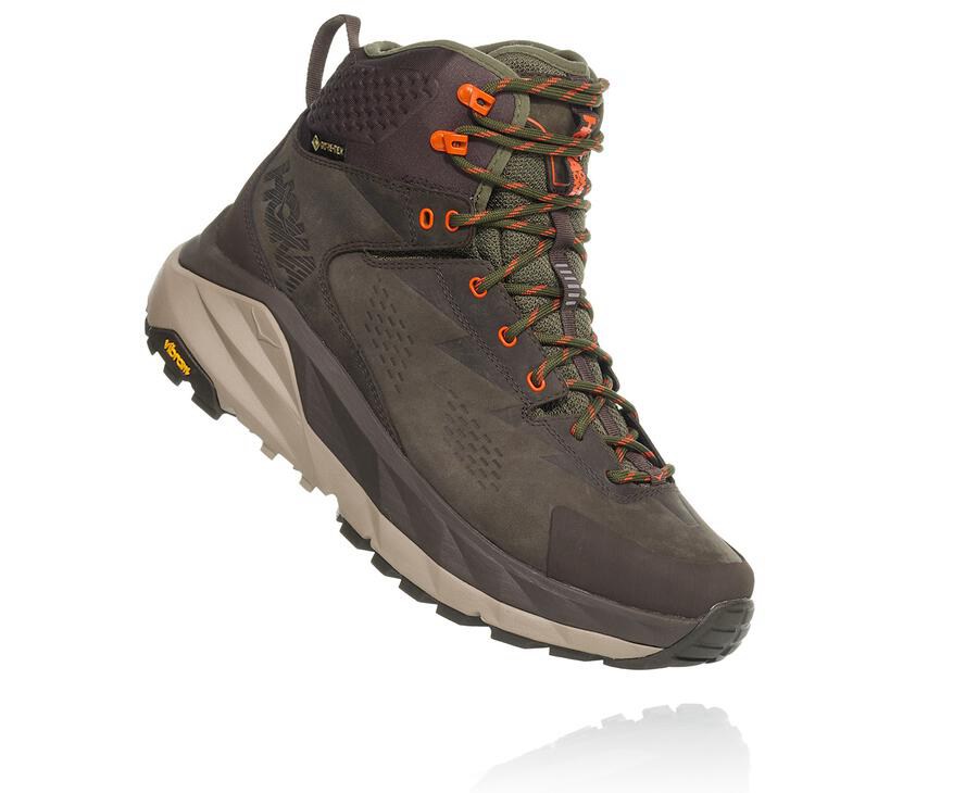 Hoka One One Turisticke Topanky Panske Hnede - Kaha GORE-TEX - 15823-ZYAD